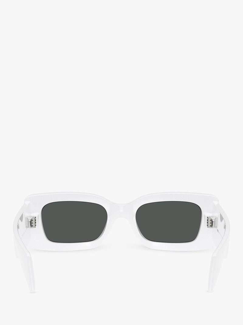 Versace white rectangular sunglasses (British brand)