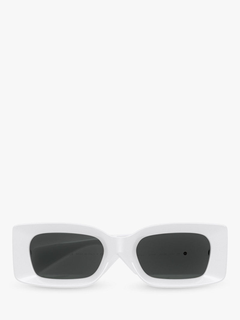Versace white rectangular sunglasses (British brand)