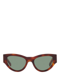 Yves Saint Laurent cat's eye sunglasses brown 53mm, UK version