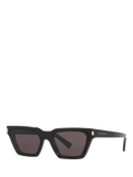 Yves Saint Laurent rectangular sunglasses black 57mm lens (British brand)