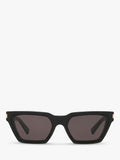 Yves Saint Laurent rectangular sunglasses black 57mm lens (British brand)