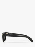 Yves Saint Laurent rectangular sunglasses black 57mm lens (British brand)