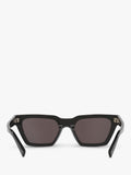 Yves Saint Laurent rectangular sunglasses black 57mm lens (British brand)