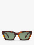 Yves Saint Laurent brown rectangular sunglasses (British brand)