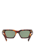 Yves Saint Laurent brown rectangular sunglasses (British brand)