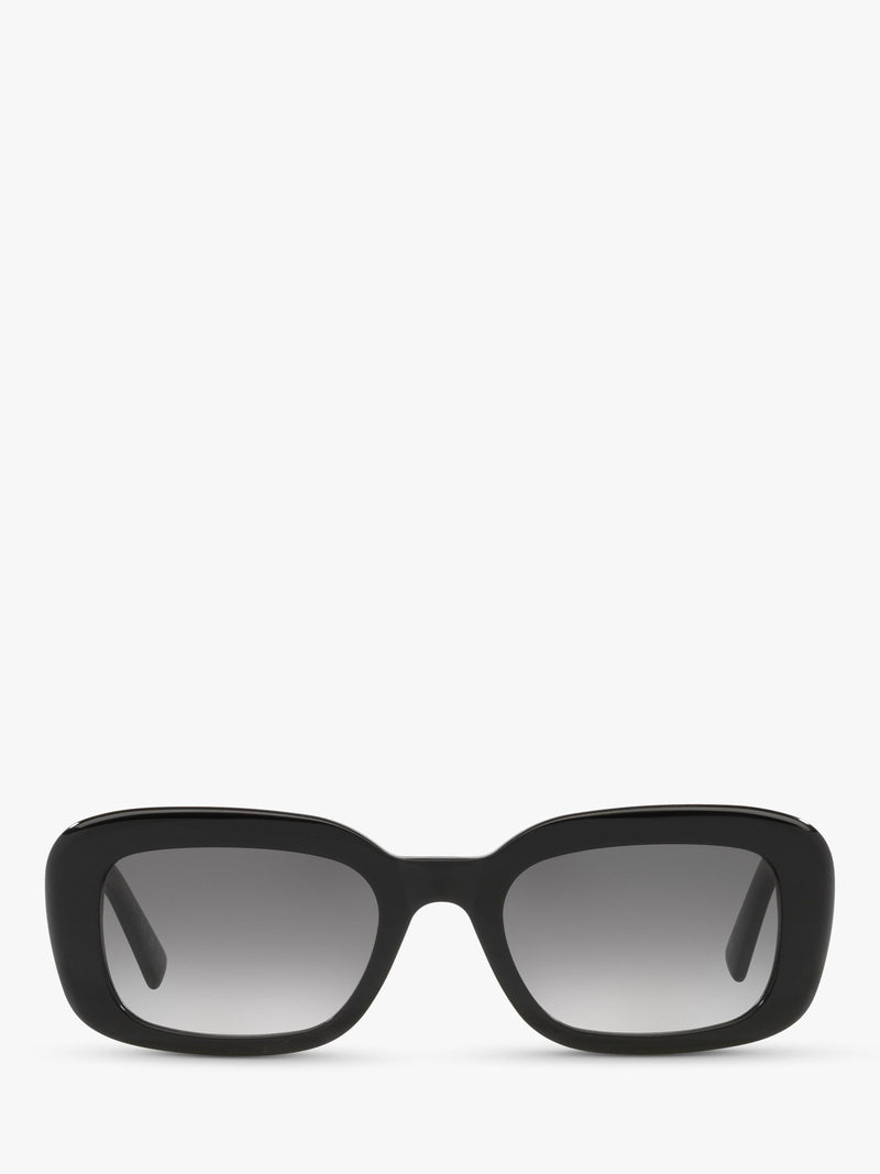 YSL black rectangular sunglasses hard case, UK version