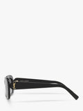 YSL black rectangular sunglasses hard case, UK version