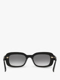 YSL black rectangular sunglasses hard case, UK version