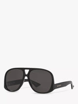 John Lewis Yves Saint Laurent Men's Aviator Sunglasses Black- Buy online at McGrocer