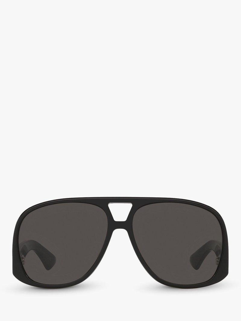 Yves Saint Laurent black aviator sunglasses, imported from the UK