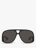 Yves Saint Laurent black aviator sunglasses, imported from the UK