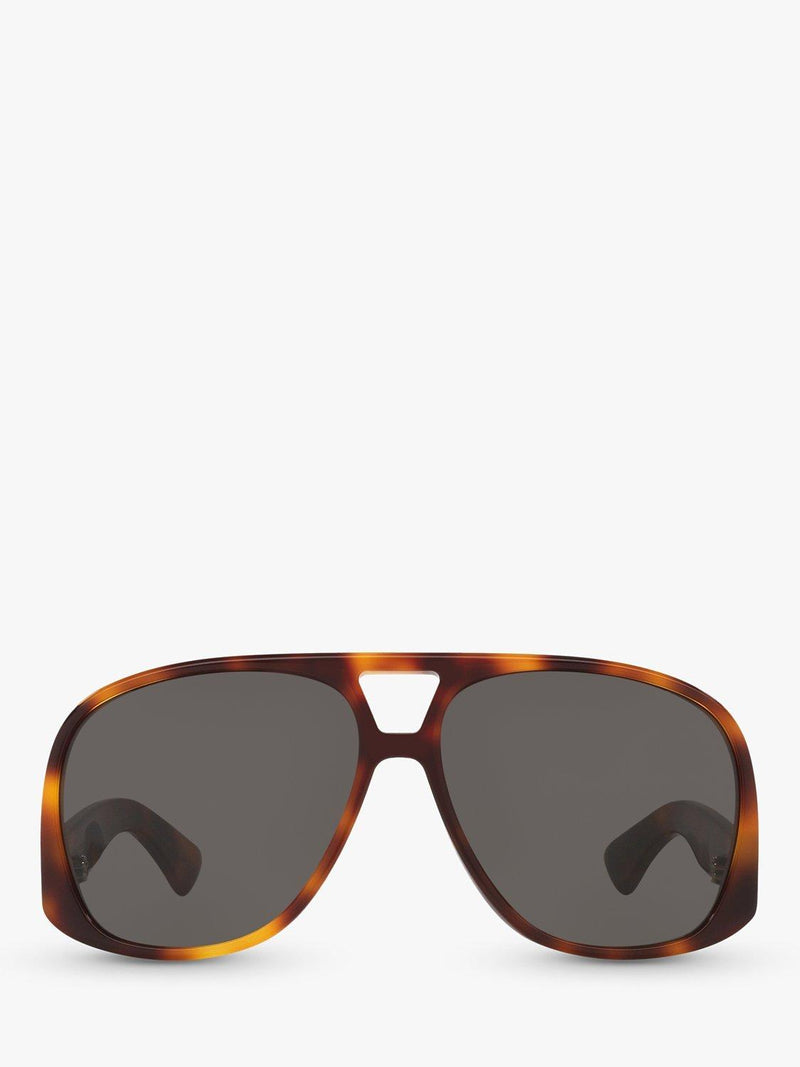 Yves Saint Laurent aviator sunglasses tortoise - British product