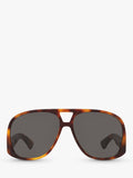 Yves Saint Laurent aviator sunglasses tortoise - British product