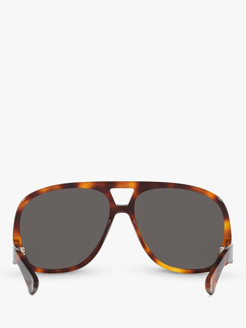 Yves Saint Laurent aviator sunglasses tortoise - British product