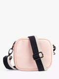 Caroline Gardner pale pink mini crossbody camera bag with detachable strap - British product