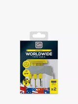 John Lewis Go Travel Worldwide Adaptor UK with 2 USB-A Ports- Buy online at McGrocer
