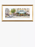 John Lewis Richard Macneil 'Cafe Rendezvous' Framed Print & Mount, 22 x 42cm, Multi