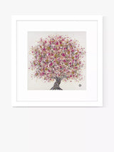 John Lewis John Lewis Sara Otter 'Heartfelt' Framed Print & Mount, 43.5 x 43.5cm, Pink- Buy online at McGrocer
