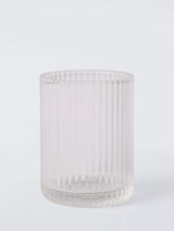 John Lewis John Lewis Fluted Glass Bathroom Tumbler Clear 230ml- Buy online at McGrocer