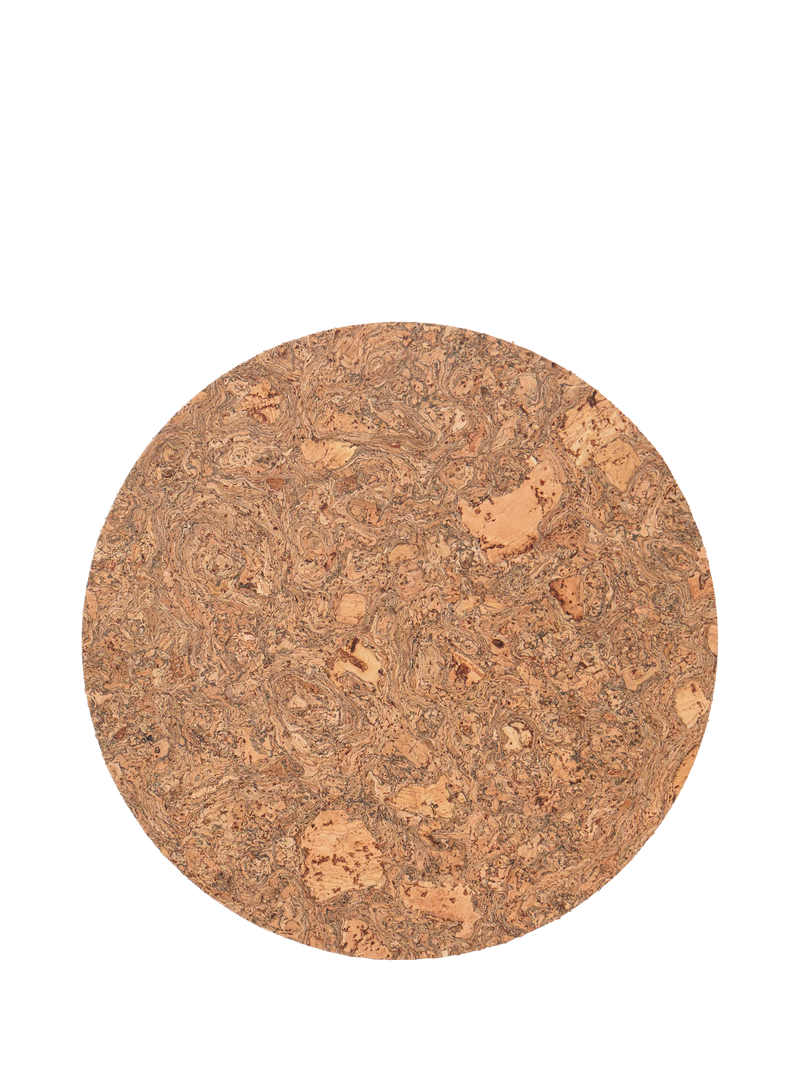 LIGA cork round placemats set of 4 natural, UK version