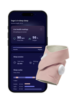 John Lewis Owlet Dream Sock Smart Baby Monitor, Dusty Rose- Buy online at McGrocer