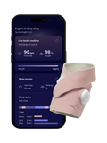 Owlet Dream Sock smart baby monitor Dusty Rose - British product