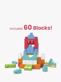 Mega Bloks building blocks set 60 blocks big bag, UK version
