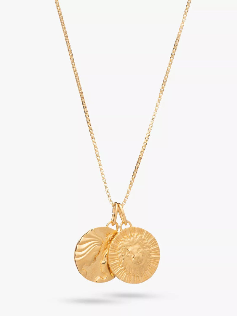 Rachel Jackson London zodiac gold pendant - British product