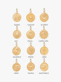 Rachel Jackson London zodiac gold pendant - British product