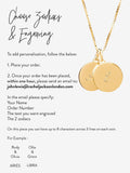 Rachel Jackson London zodiac gold pendant - British product