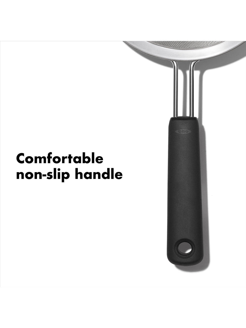 OXO Good Grips fine mesh strainer 20cm, imported from the UK