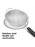OXO Good Grips fine mesh strainer 20cm, imported from the UK