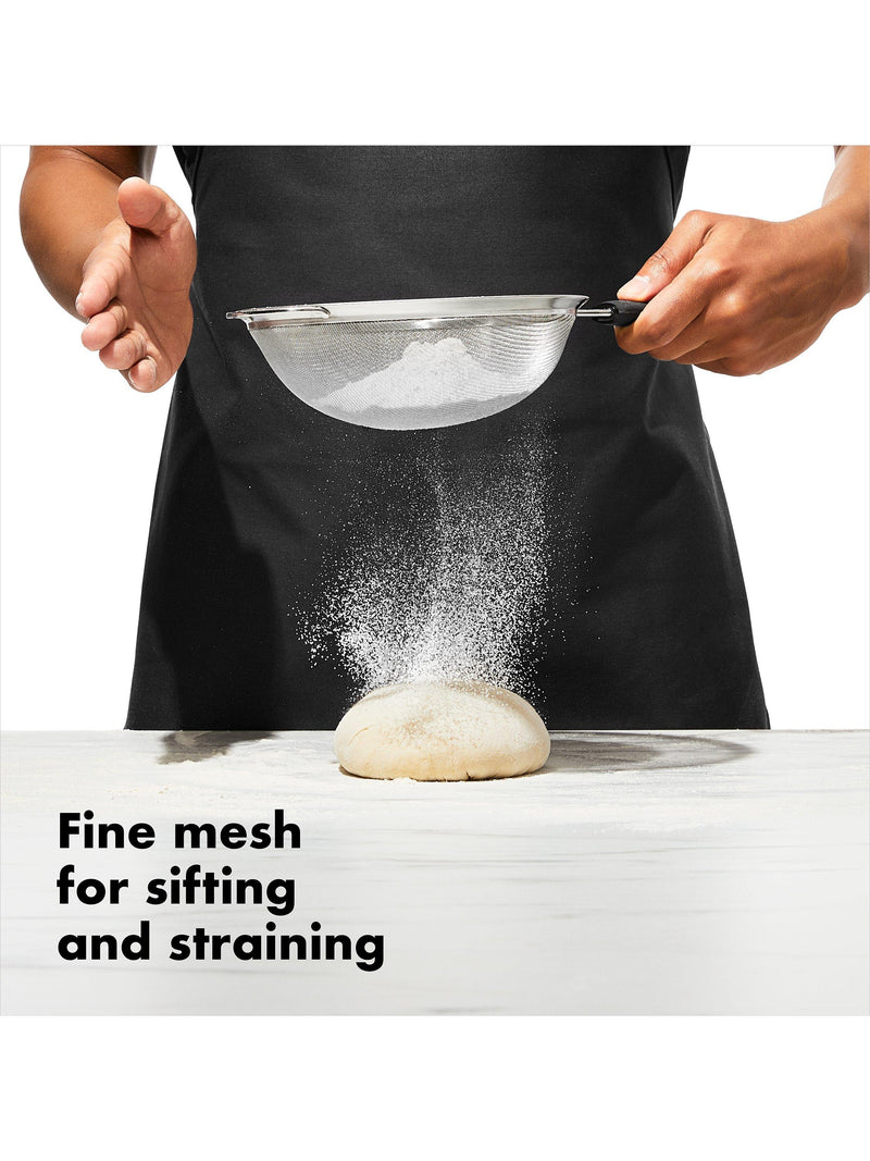 OXO Good Grips fine mesh strainer 20cm, imported from the UK