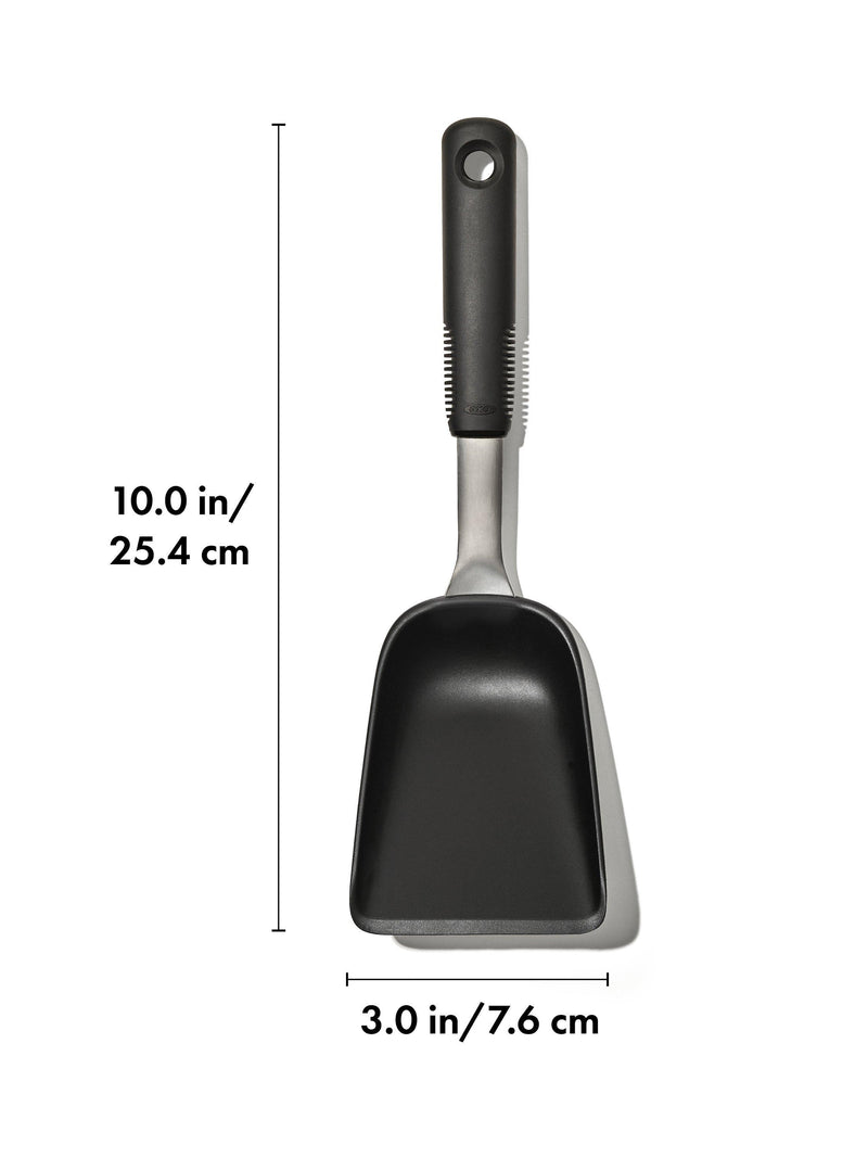 OXO Good Grips roast scoop, imported from the UK