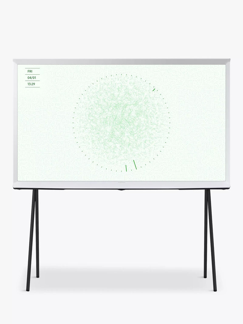 Samsung The Serif QLED HDR 4K Ultra HD Smart TV 50 inch Cloud White (British brand)