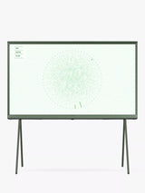 John Lewis Samsung The Serif (2024) QLED 4K Smart TV Ivy Green 55 inch- Buy online at McGrocer