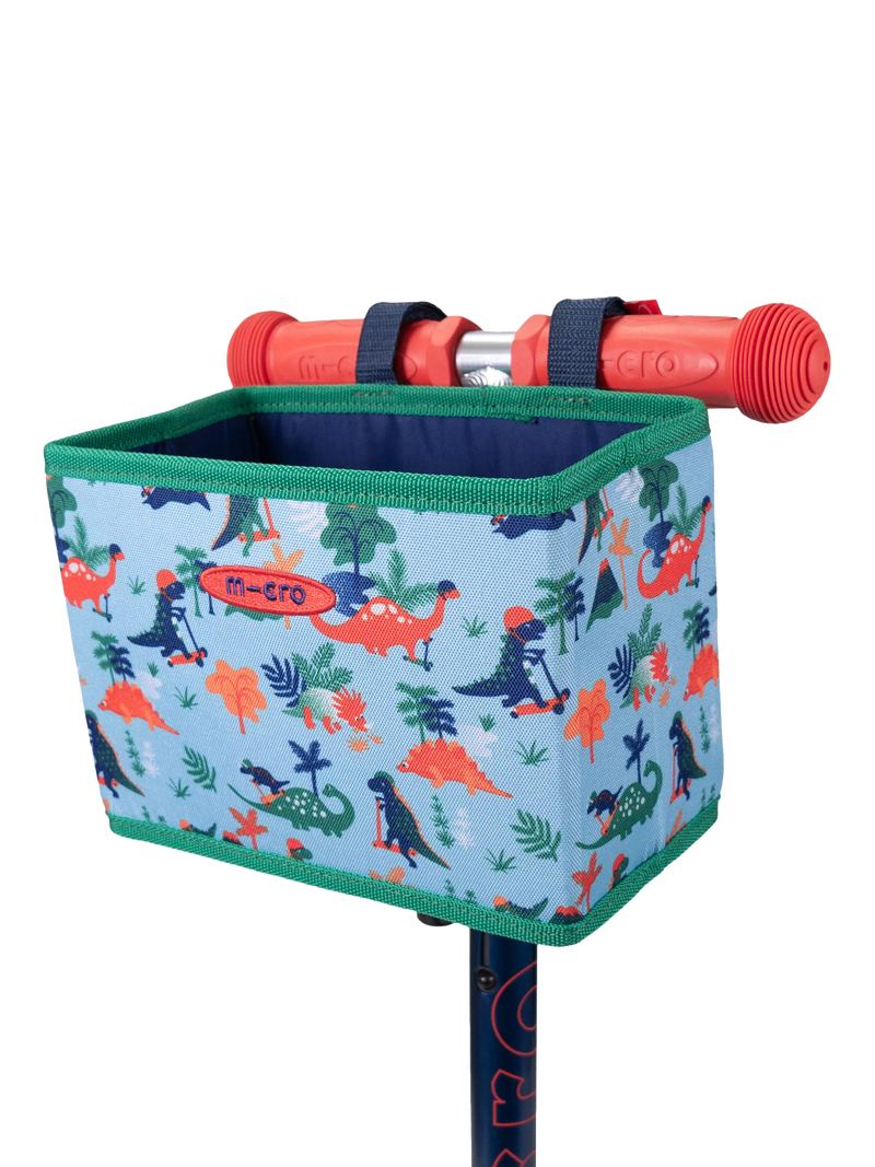 Micro Scooters dinosaur child-friendly folding basket (British brand)