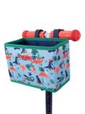 Micro Scooters dinosaur child-friendly folding basket (British brand)