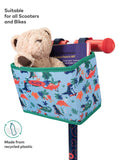 Micro Scooters dinosaur child-friendly folding basket (British brand)