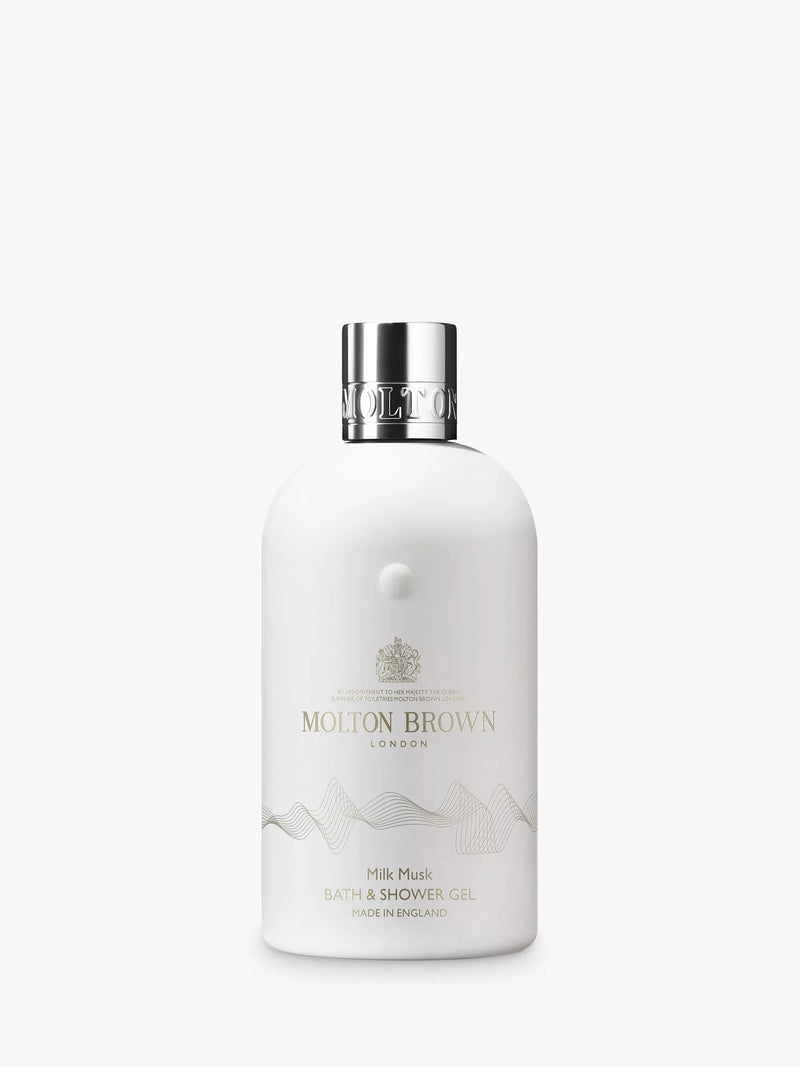 Molton Brown Milk Musk shower gel 300ml, imported from the UK