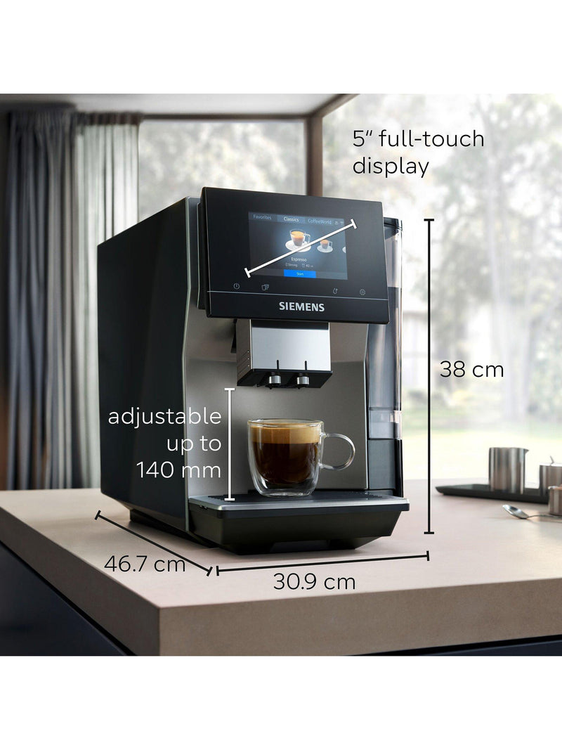 Siemens bean to cup coffee machine black (British brand)