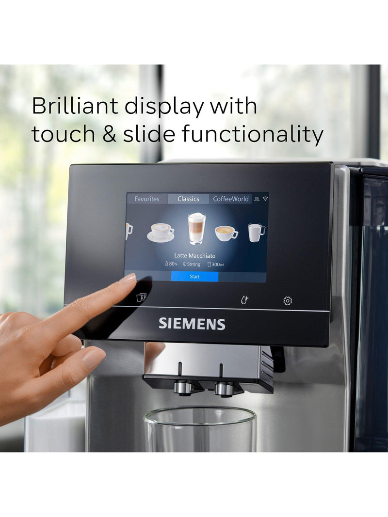 Siemens TQ713GB3 EQ700 Black bean-to-cup coffee machine (British brand)