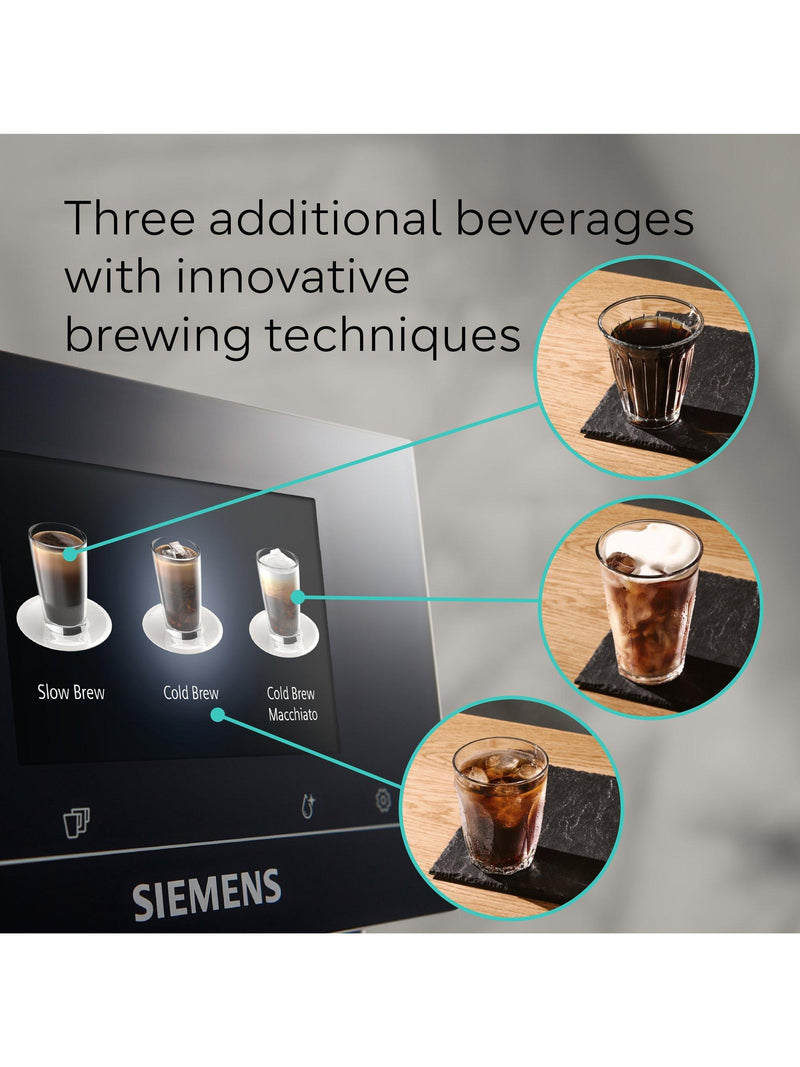 Siemens TQ713GB3 EQ700 Black bean-to-cup coffee machine (British brand)
