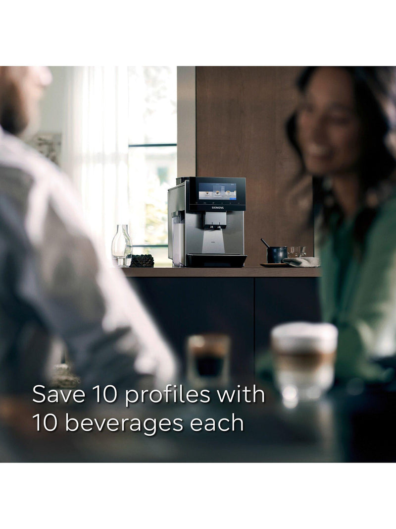 Siemens TQ907GZ3 EQ900 Bean to Cup Coffee Machine in Black (British brand)