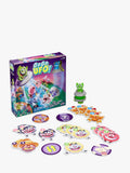Vivid alien adventure game with bouncy UFOs and cards (British brand)