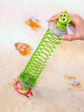 Vivid alien adventure game with bouncy UFOs and cards (British brand)