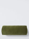 John Lewis cotton velvet bolster cushion L55cm - British product