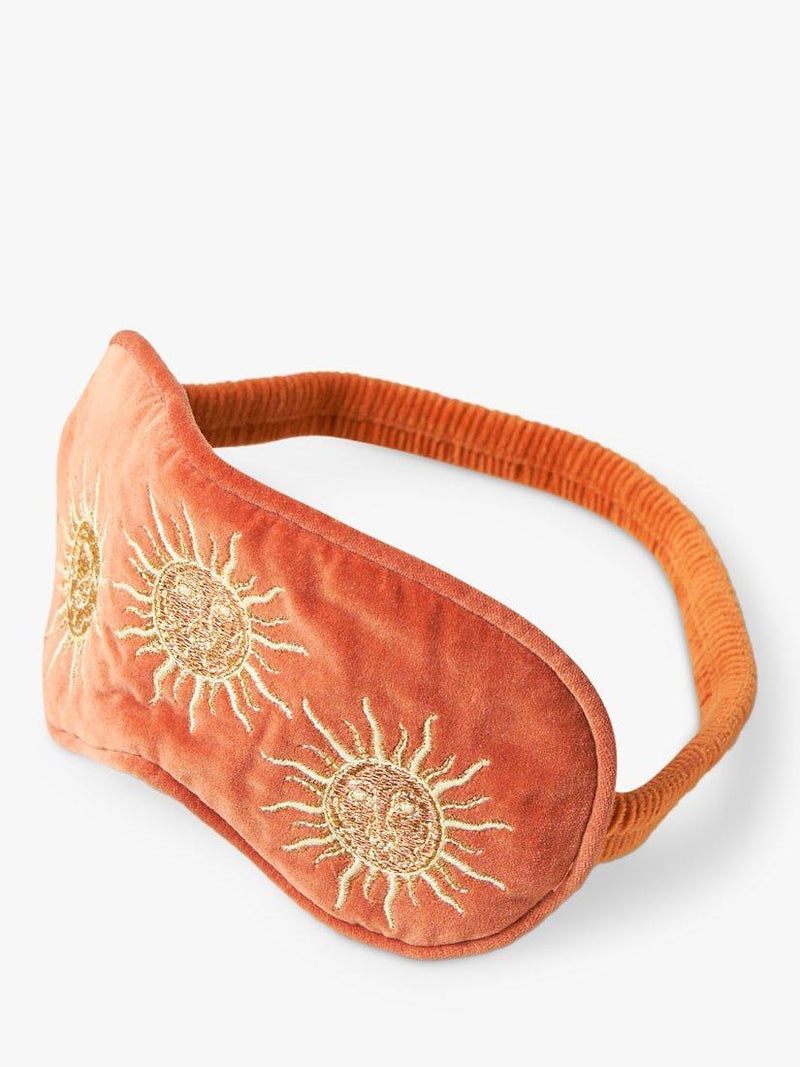 Elizabeth Scarlett lavender filled velvet eye mask, imported from the UK