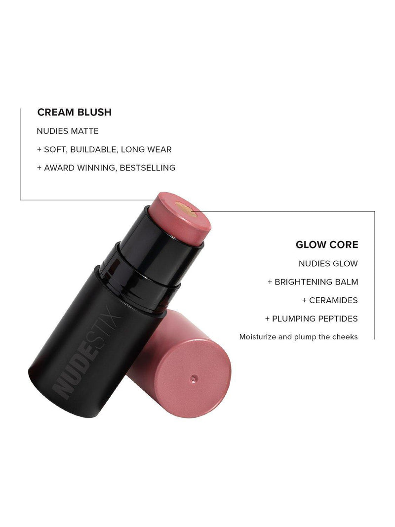 Nudestix matte cream blush stick with glow core 6g (British brand)