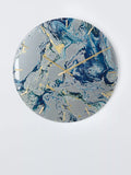 John Lewis marble print navy wall clock 50cm - British product